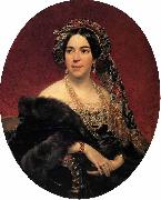 Karl Briullov, Portrait of Maria Pavlovna Volkonskaia